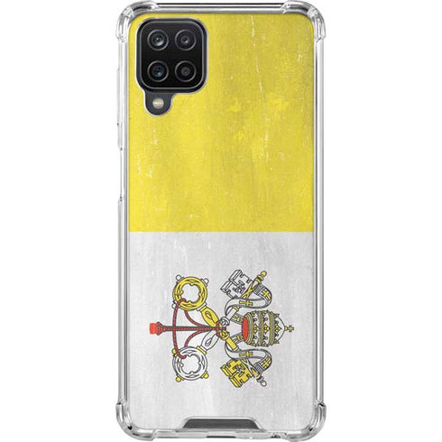 Vatican City Flag Distressed Galaxy Cases